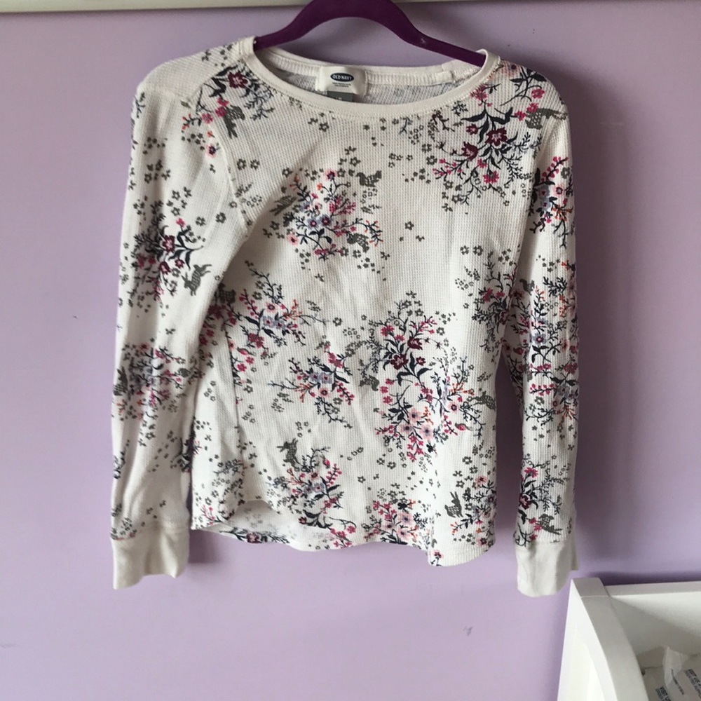 ⭐️ Girls old navy waffle-knit top